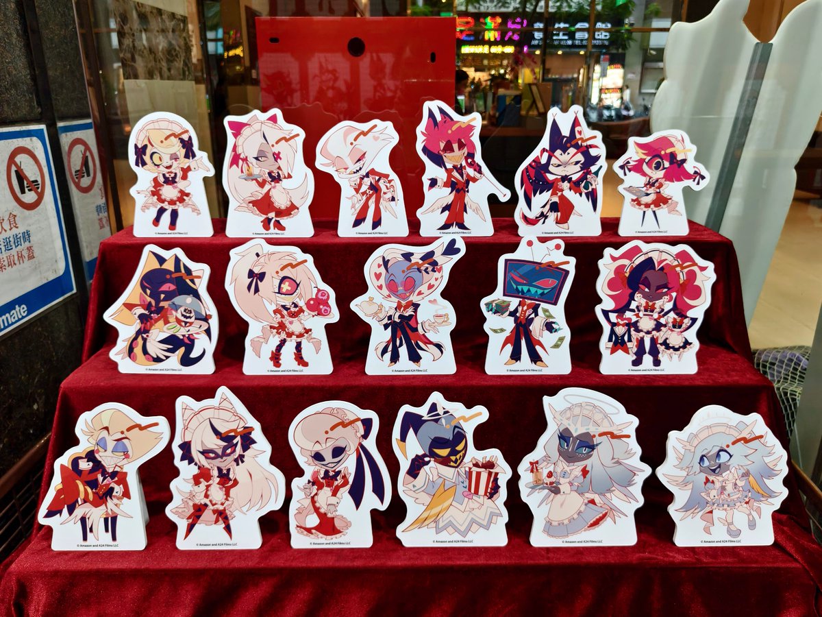 Hazbin Hotel × アニメイトカフェ台北西門店】 いよいよ明日よりコラボ