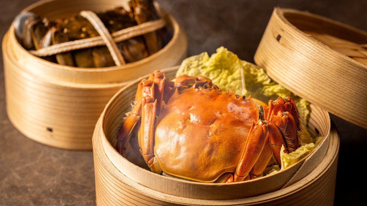 冬の風物詩「上海蟹」の季節がやってきました！ 中国料理「彩龍」では