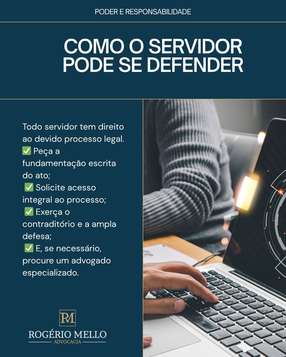 rogmelloadv's tweet image. 🔹 Nem toda punição é legítima.
O abuso de poder ocorre quando a autoridade ultrapassa os limites da lei ou desvia sua finalidade, agindo de forma arbitrária ou pessoal.

🛡️ Legalidade é limite. Defesa é direito.

#DireitoAdministrativo #DireitoSancionador #PAD #ServidorPúblico