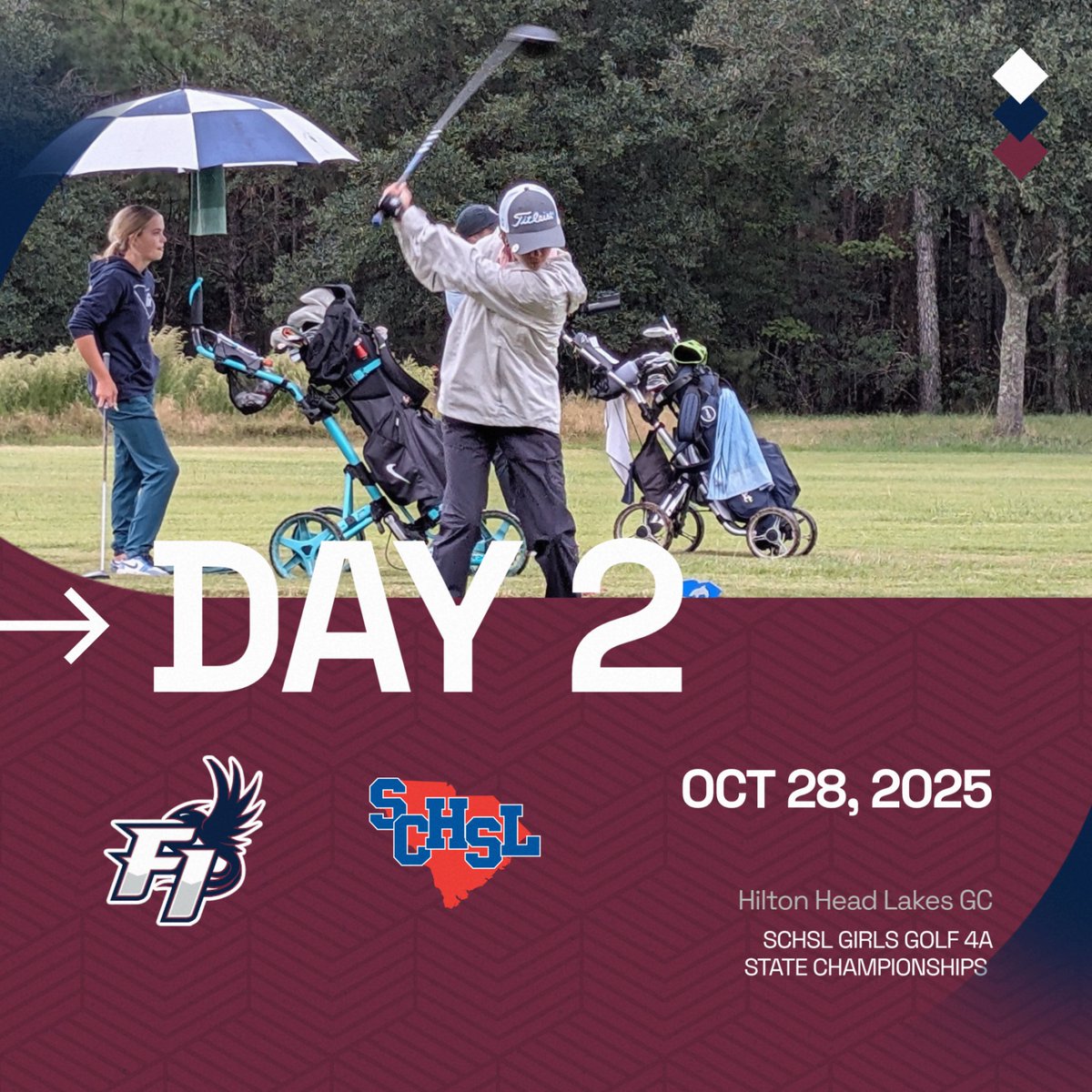 Good Luck Girls Golf Day2 <a href="/SCHSL/">SCHSL</a> 4A State Championships at Hilton Head Lakes GC. After day one the Fury are in 4th place currently. #R1SEUP <a href="/INNvision_FIHS/">INNvision @ FIHS</a> <a href="/FuryBoosters/">Fury_Boosters</a>