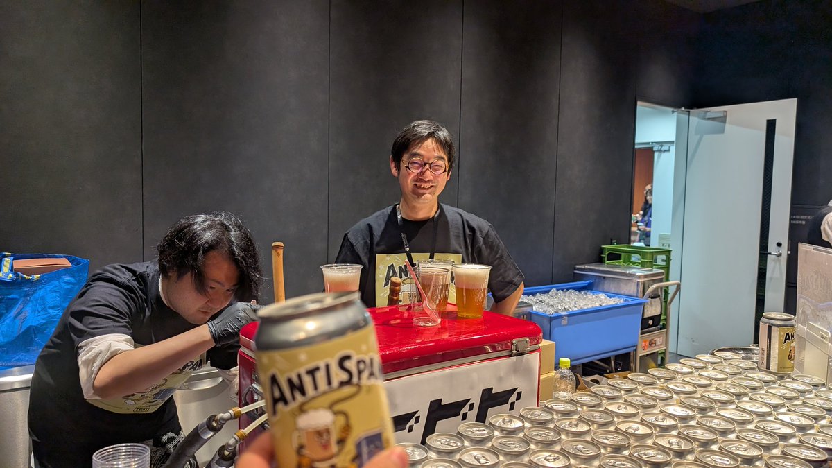 juritanaka's tweet photo. アンチスパム🍻　#FOUNDConf2025 https://t.co/xMhHRCH6Oc
