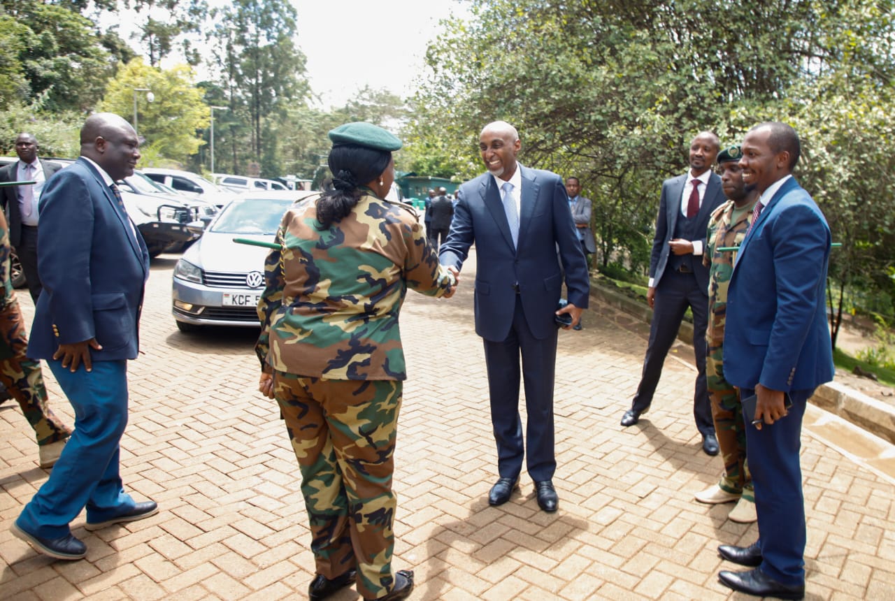EACC delegation arriving at Karura Forest