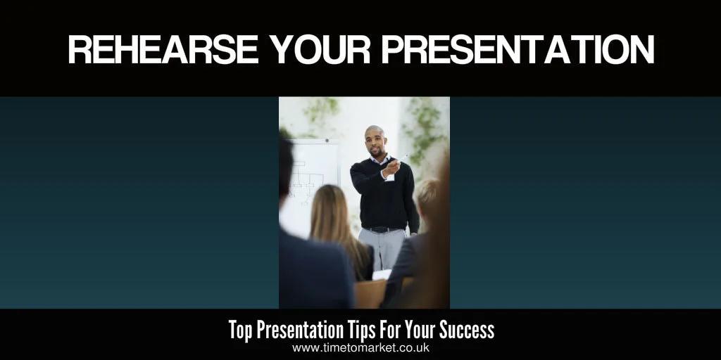 Time_To_Market's tweet image. Rehearsing your presentation builds confidence, polishes your message, and sparks creativity. Master these skills and invest in your growth. Practise effectively, and transform your presentations today. #PresentationSkills #PublicSpeaking #PresentPerfect rpst.cc/i5G6oF