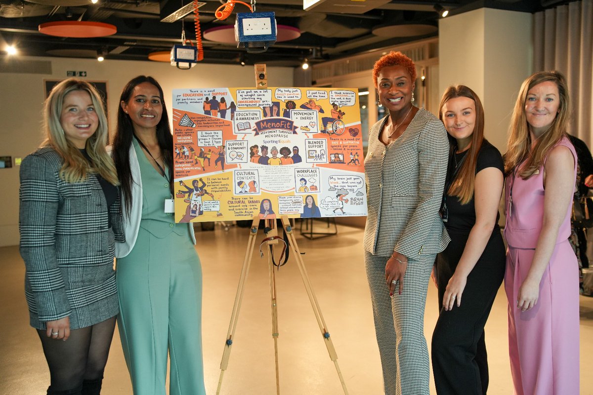 hubhubcowork's tweet photo. During Menopause Month, Sporting Equals launched its equity-led programme, MenoFit, at HubHub. 

To learn more about this programme and its launch, visit here 👉
https://t.co/gkEpNDOPNp https://t.co/MB0niIl7bP
