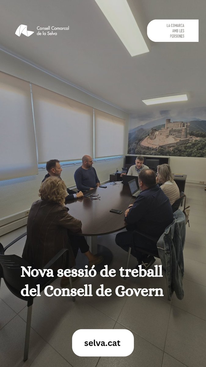 📢 Nova sessió de treball del Consell  de Govern

#ccselva #comarcaselva #26municipis #mandat2023_2027