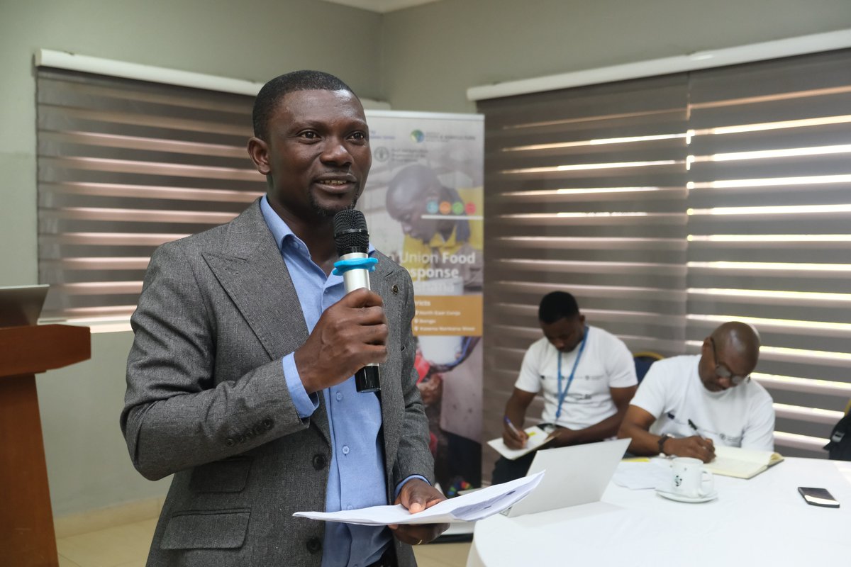 FAOGhana's tweet photo. In Tamale, @FAOGhana, together with @mofaghana1 and @EuropeInGhana, convened the Project Steering Committee for the 🇪🇺 Food Security Response in Northern 🇬🇭.

The meeting reviewed key progress made so far and adopted the 2026 work plan to strengthen food systems and resilience. https://t.co/LExqmJjNN2
