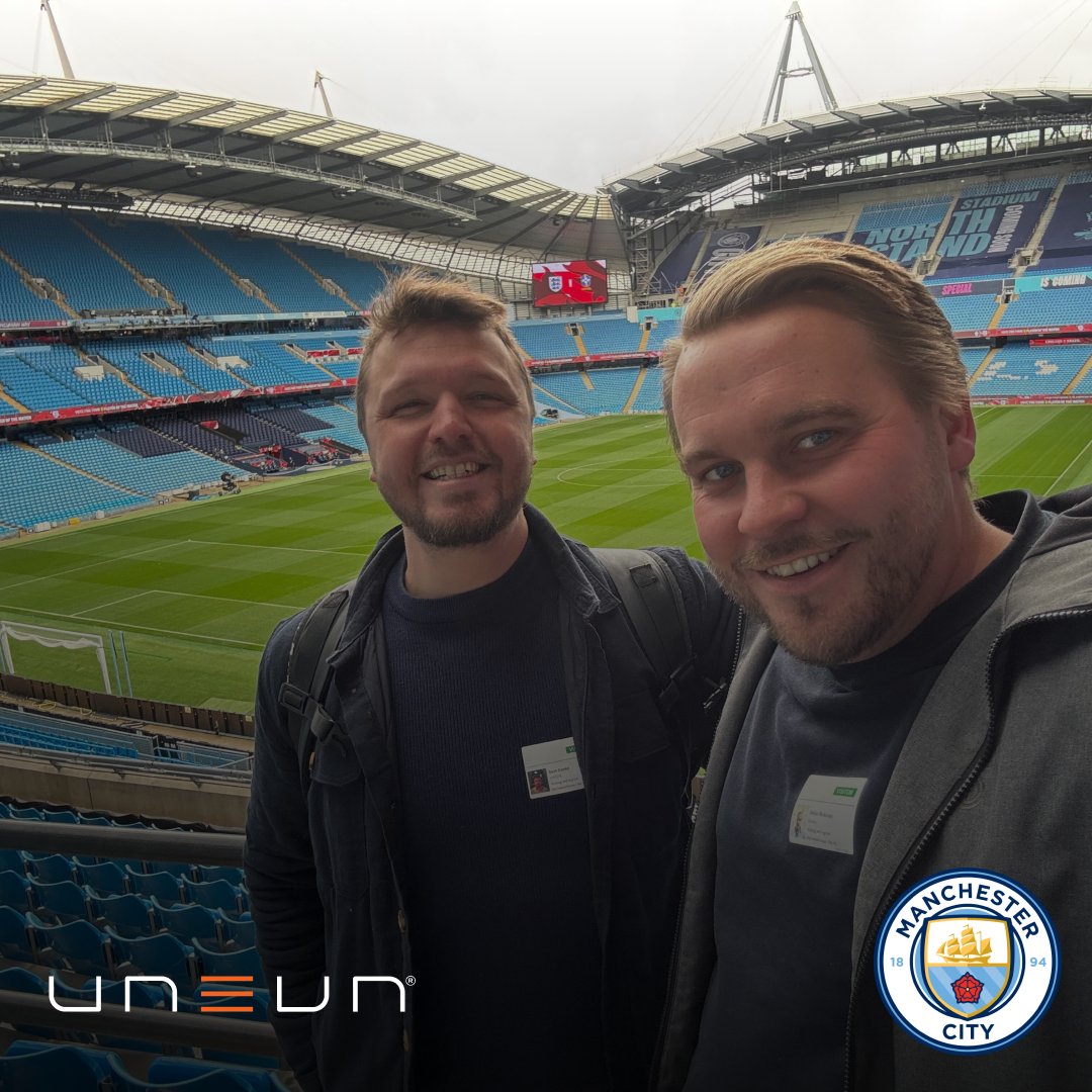 A great visit this week to <a href="/ManCity/">Manchester City</a> ⚽

Aleksi and Sam had the chance to showcase the UNEVN BASE and explore how portable setups can support edu and social impact programmes, player development and fan engagement.

Big thanks to Manchester City and <a href="/citcmancity/">City in the Community</a> for having us! 🙌