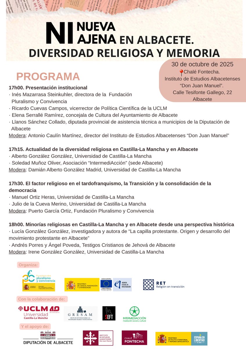 Fundación Pluralismo y Convivencia tweet media