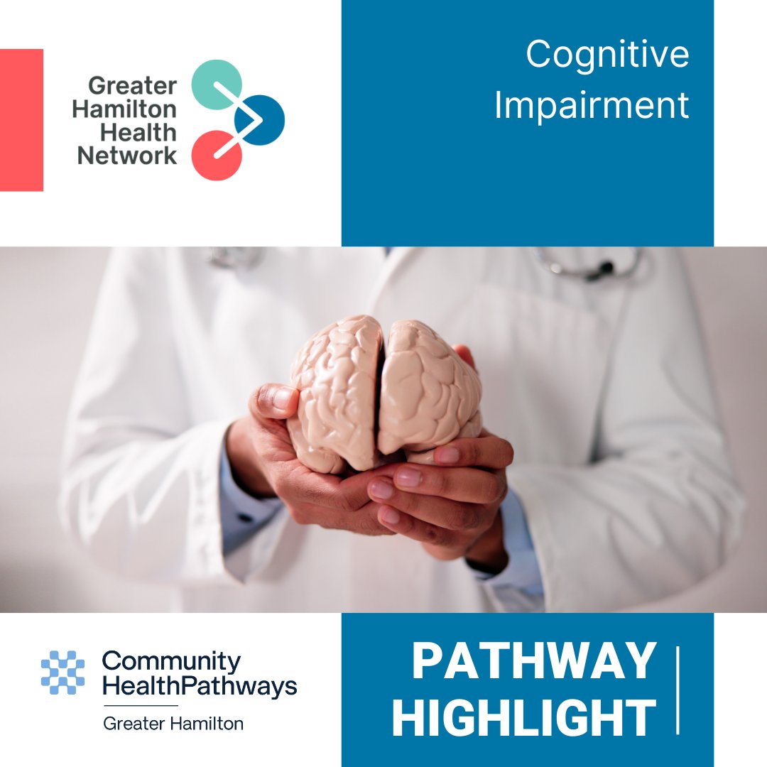 GHHN_TheNetwork's tweet photo. Pathways Highlight: Cognitive Impairment. Join today and gain free access to 40+ localized pathways and additional care pathways from other regions. Sign up today for this free resource: https://t.co/mLRkaAmeGD #oht #healthpathways https://t.co/C3HecBmTjI