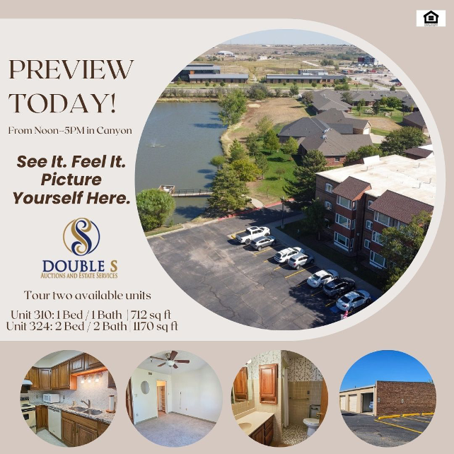 doublesauctions's tweet image. 👀 Preview Day: Today, Noon–5pm!  
Tour Palo Duro Retirement Village, Canyon, TX.  
1BR &amp;amp; 2BR available.

Auction: Nov 1 | 10% buyer’s premium  
🔗 bid.doublesauctions.com

#PreviewDay #CanyonTX  
TX801552 | TX12580