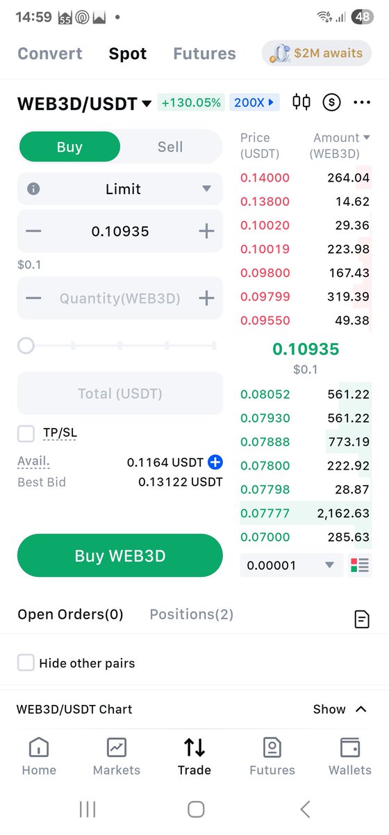 #Web3D #MEXC 👏👏👏