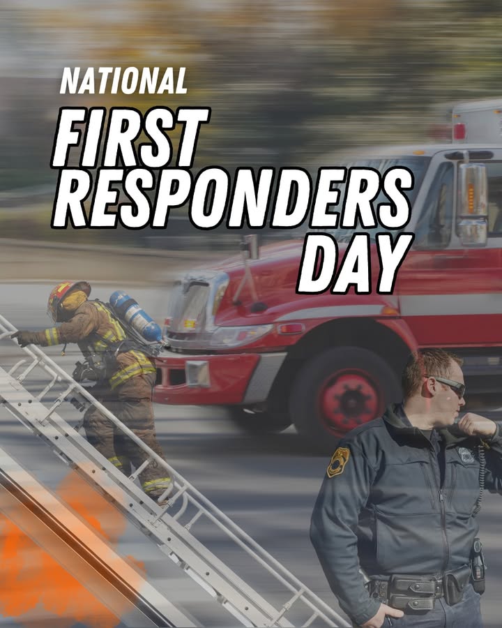 NLEOMF's tweet photo. Today we honor the service and sacrifice of those answering the call in their communities. Thank you for your service! https://t.co/aeYG24TYUG