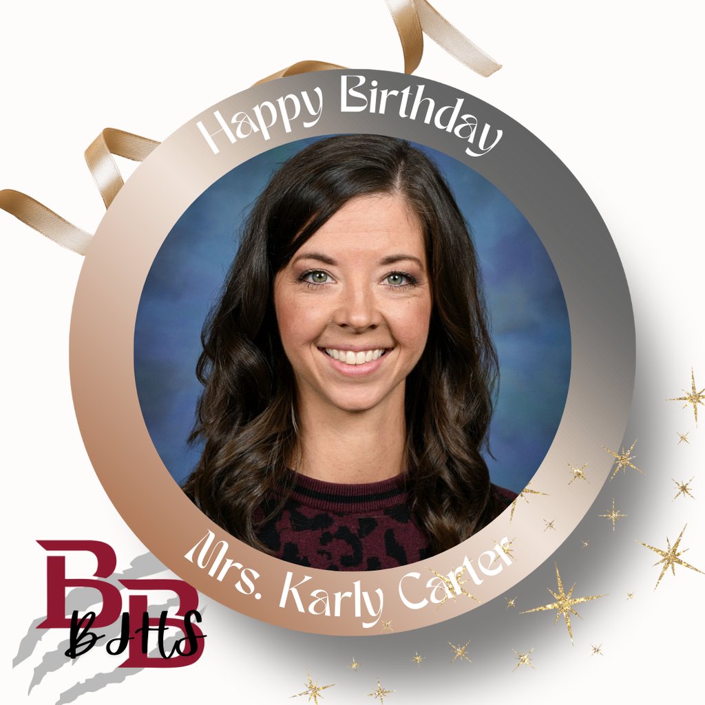 Badger Nation, please help us wish Mrs. Karly Carter a very happy birthday! #bjhsoneteamonedream #bprd