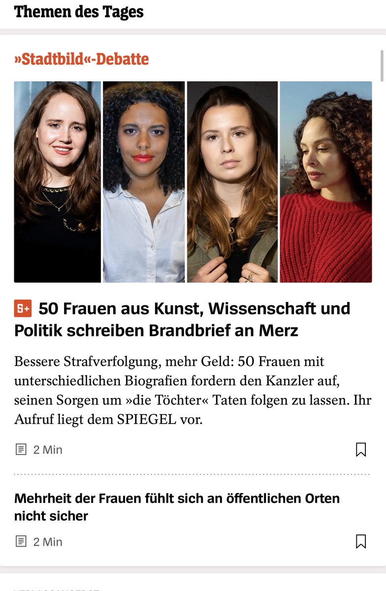Atomreisfleisch's tweet photo. Deutschland und die Misere des linksgrünen Bürgertums in einem Screenshot.
#Merz #Stadtbild #Stadtbildproblem #Brandbrief https://t.co/ukl6i9CLWq