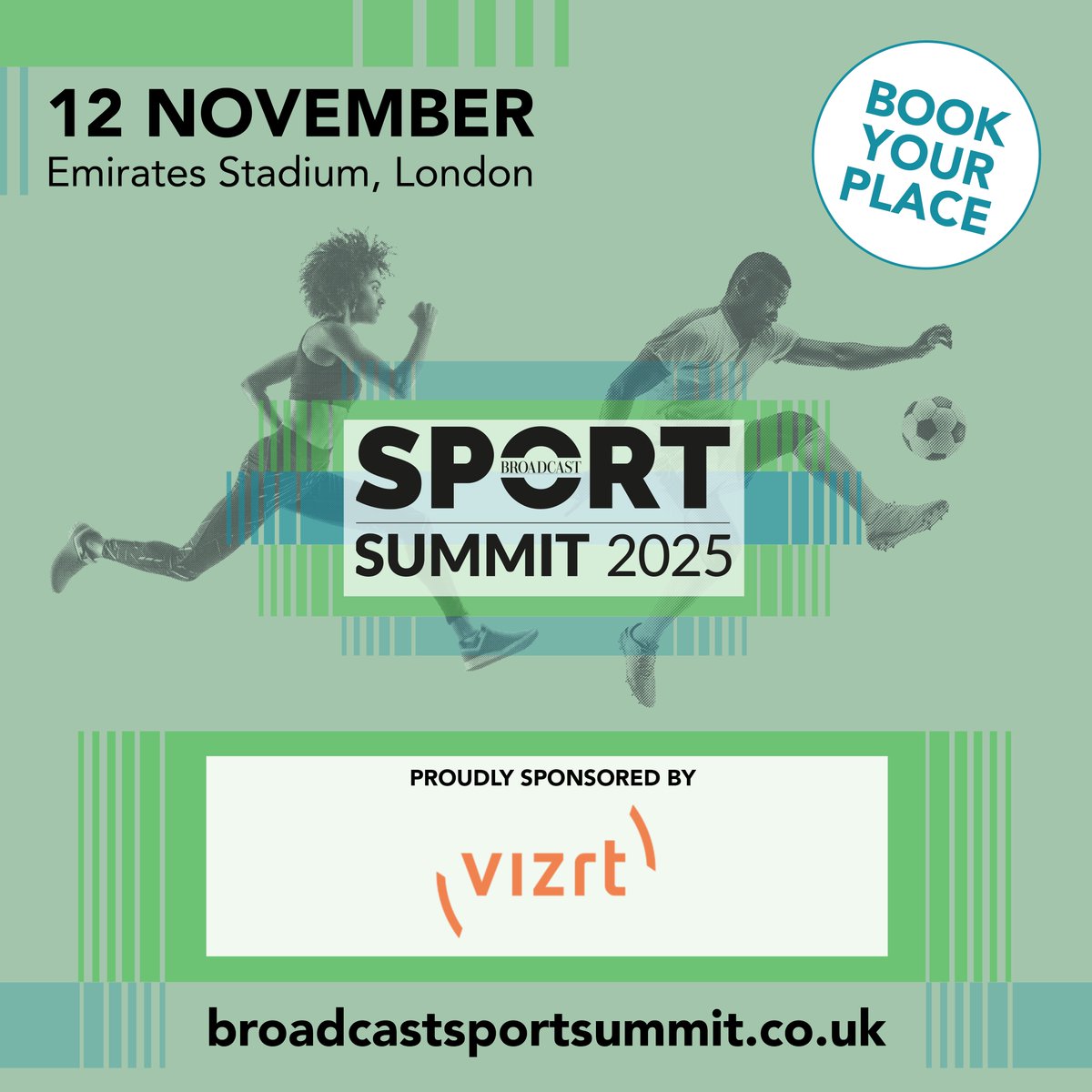 Thank you to our Sponsor, <a href="/vizrt/">Vizrt</a>, for supporting us at the Broadcast #SportSummit 2025!

🎟️Get your tickets NOW to attend this unmissable day filled with panels, masterclasses &amp; networking → bit.ly/BSportSummit25

🗓️ 12 November 2025  | 📍 Emirates Stadium, London