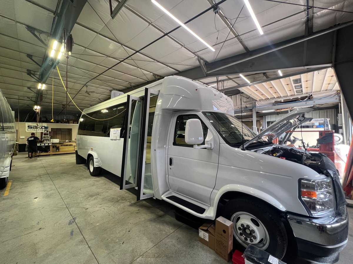 Princesslimos's tweet photo. Building another 2026 - 20 passenger party bus with restroom.  Looks like this one might be in early December, 2025.  Taking reservations from Jan. 14th, 2026 onward.  Call or text us today at 508.677.9377 for more info. https://t.co/OUu7sPulH3