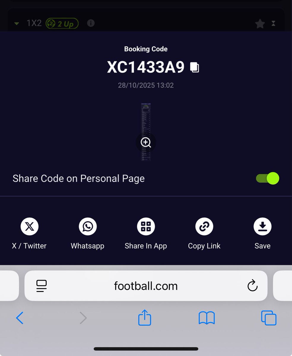 QubenTP's tweet image. ⚽️⚽️⚽️
XC1433A9

110 odds 

✋😔🤚
@betjuzy @Mrbankstips 
Football.com