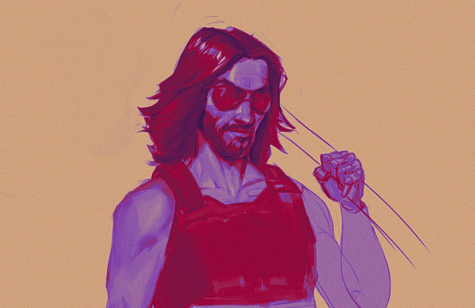 AxilianD's tweet photo. Quick sketch of Johnny https://t.co/0d8wX63QcX