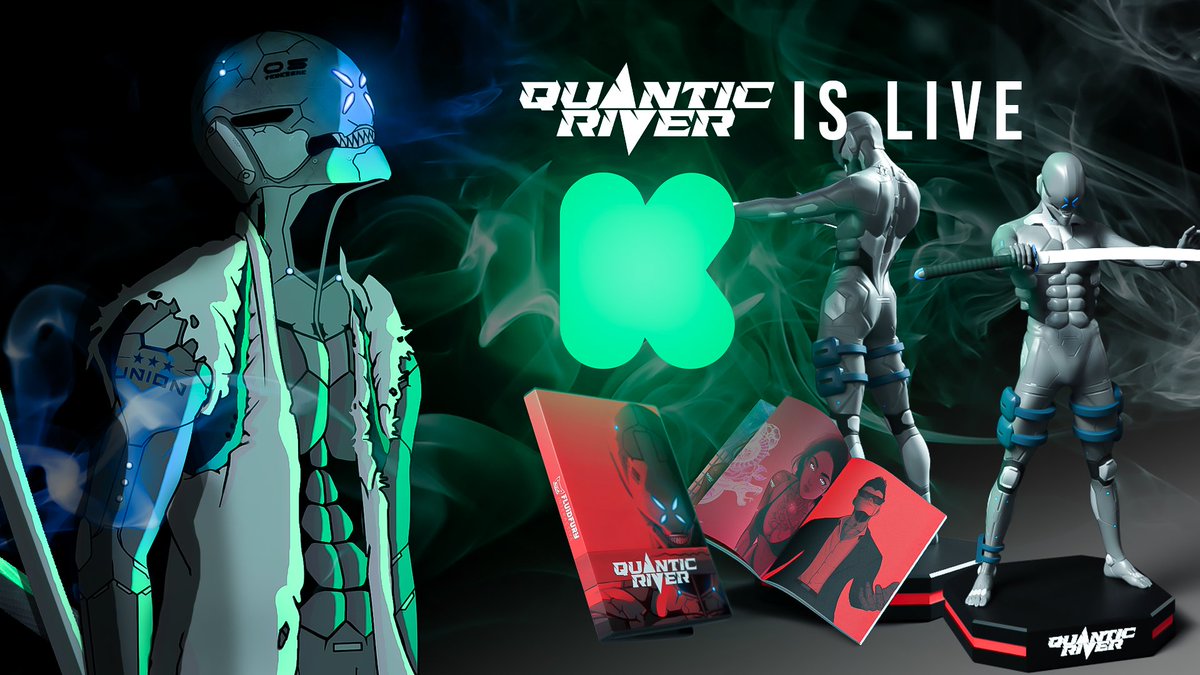 30% Founded! kickstarter.com/projects/fluid…. Thx to the backers. The next 2.5D #Cyberpunk #Quanticriver #Kickstarter is live. Goooooooooooo