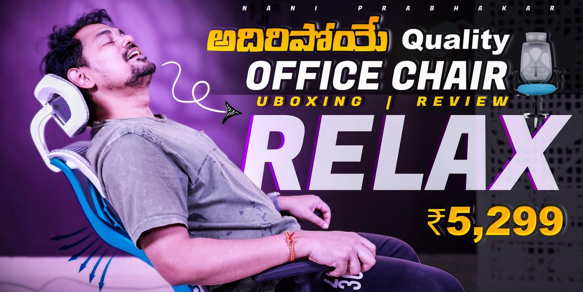 nanistechlogic's tweet image. Wakefit Gravita HighBack Office Chair
youtu.be/fSO9uMlE1xU