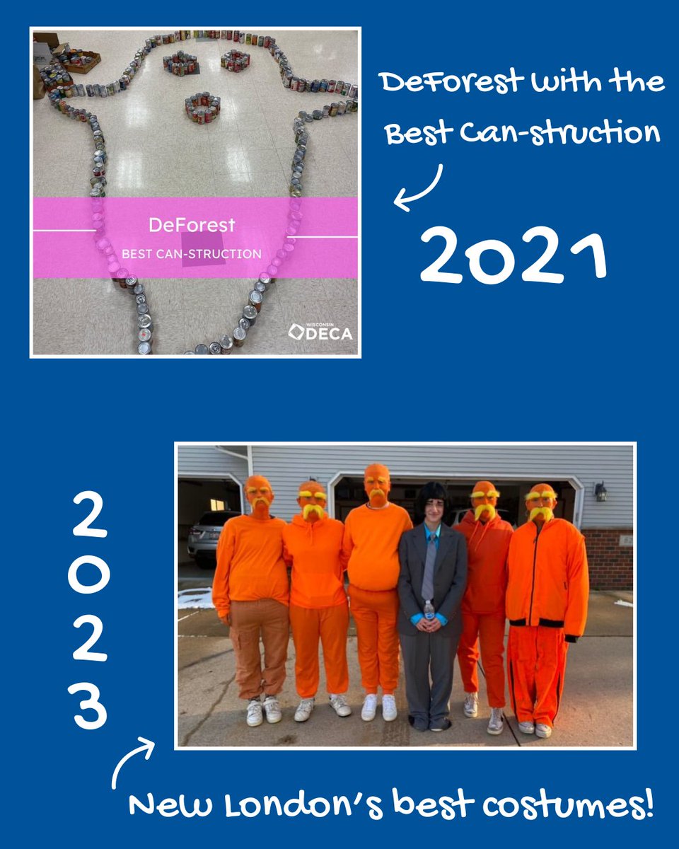 Throwing it back to some spooktacular Trick or Can moments! Trick or Can Season is almost over, so don’t forget to submit your chapter’s projects through the Community Service Google Form to earn recognition! #wideca #trickorcan #throwback