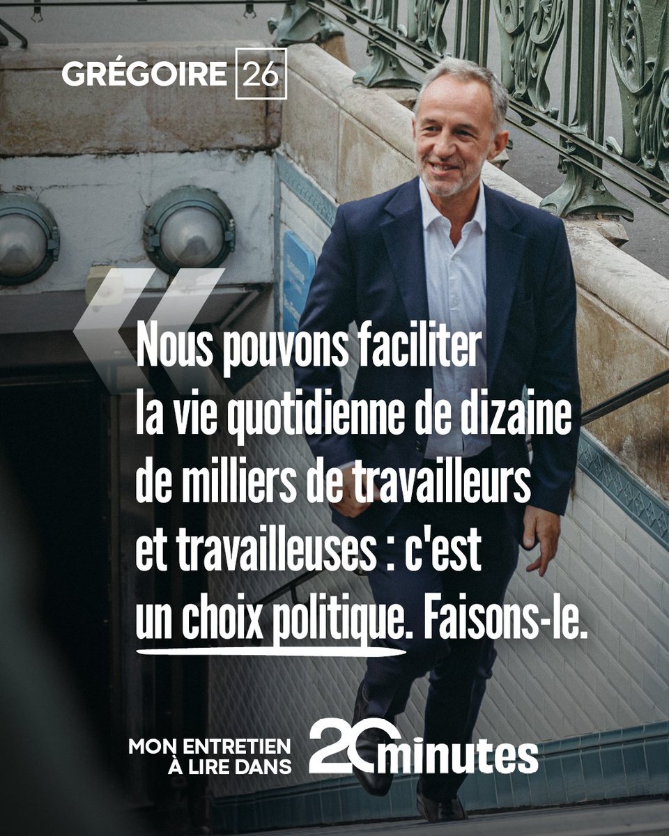 Attractivité, culture, travail… Je veux un métro ouvert 24h/24 à Paris !

Les personnels de santé, les agents d’entretien, les éboueurs, les livreurs, les artistes… Nous pouvons faciliter la vie quotidienne de dizaines de milliers de travailleurs. C'est un choix politique.