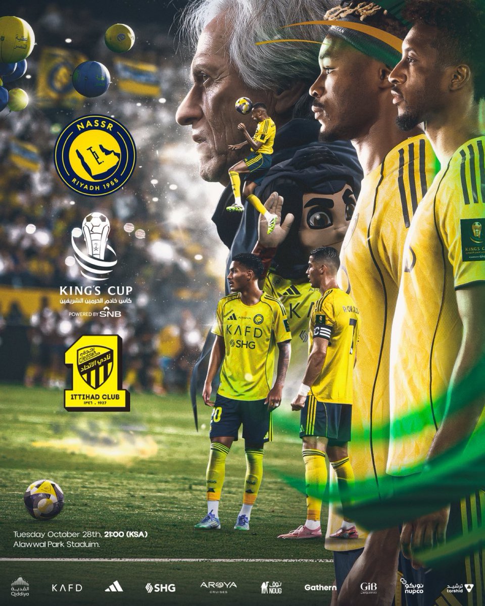 #النصر_الاتحاد 💛💛💙💙