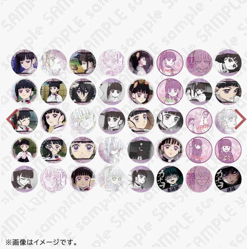 鬼滅の刃　ufotable 隊士百景　エモーショナル缶バッジ　栗花落カナヲ 鬼滅の刃 隊士百景 ufotable エモーショナル缶バッジ 栗花落カナヲ 40