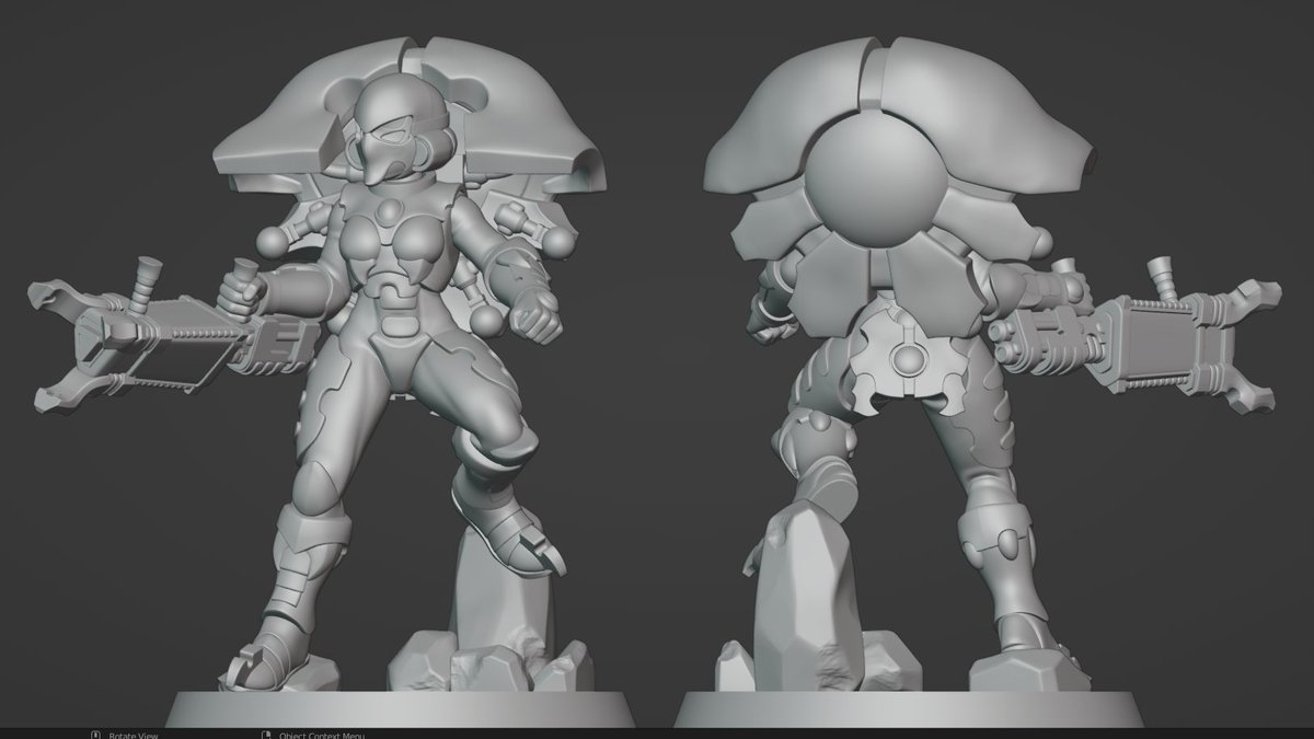 Chepac_3d's tweet image. Listo escuadrón completo, ahora solo queda imprimirlo y sacar renders.  🕷️🧝‍♂️

#STL #blender #3dmodel #3dart #miniature