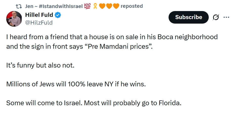 AynReagan's tweet image. My dread fear. Having voted to devastate New York, sociopathic liberal Jewish locusts will now destructively descend upon Florida and Israel. Kapos learn nothing from the tragedy their ignorance produces. So they will do it again. I beseech Our Lord to dispatch them to Ireland.