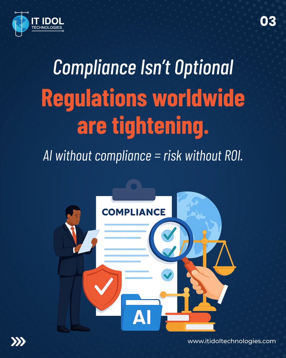 itidoltech's tweet image. #Cybersecurity in AI isn’t just IT’s job, it’s a boardroom priority.

As #AIadoption grows, leaders must embed security into every decision. Without compliance, #AIprojects can quickly become liabilities, not assets.

The key question: How fast can we make AI truly secure?