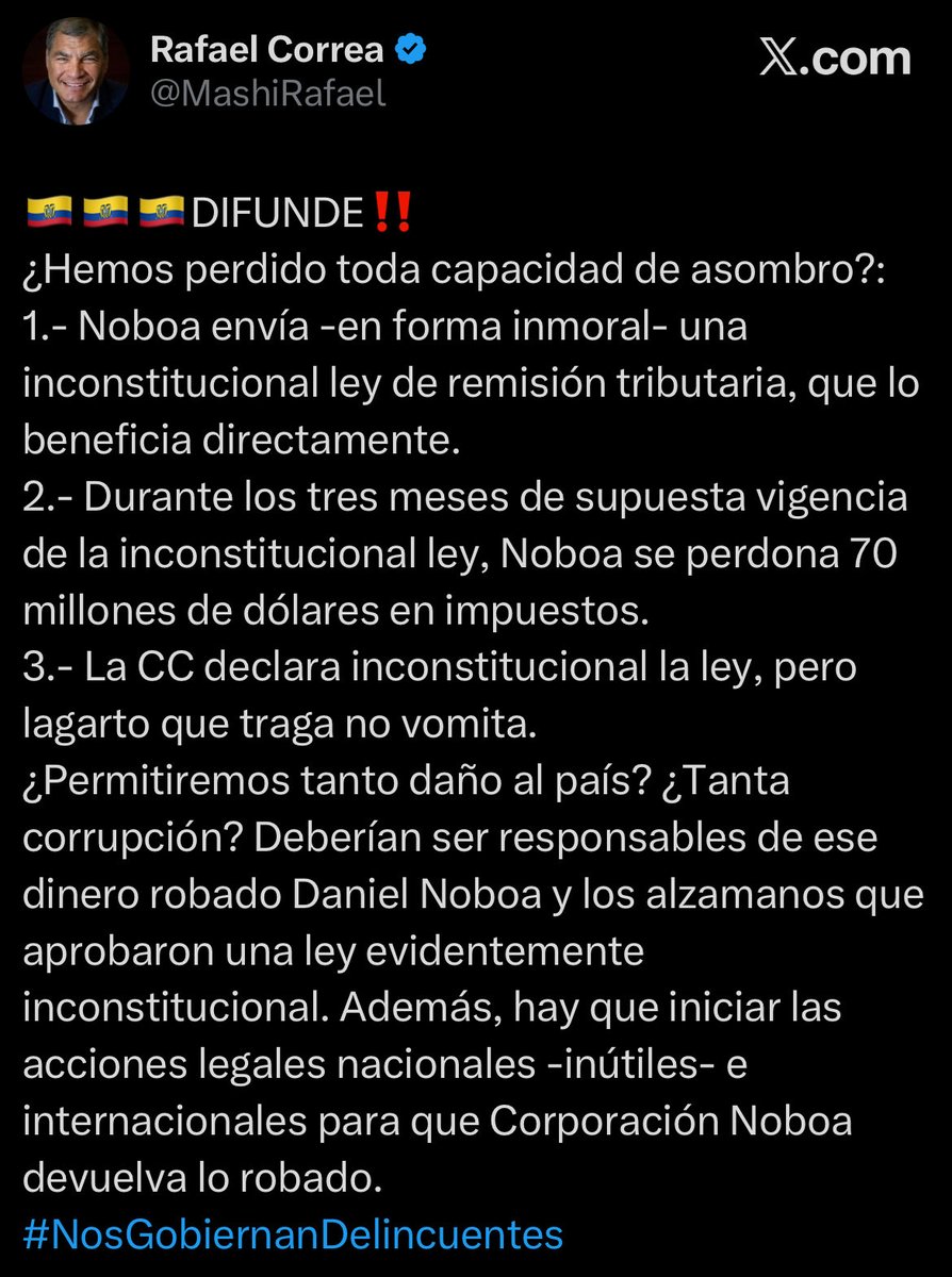 Ecuadorinmediato tweet media