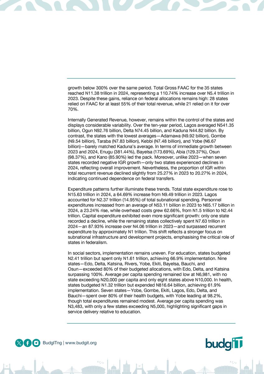 Breaking: Anambra Tops 2025 State of States Fiscal Performance Ranking, Cross River Exits as Abia, Edo Joins Lagos, Kwara in Top 5, Yobe Replaces Jigawa at the Bottom

PRESS RELEASE
Thread! 

#StateofStates #SOSat10 #GetInvolved