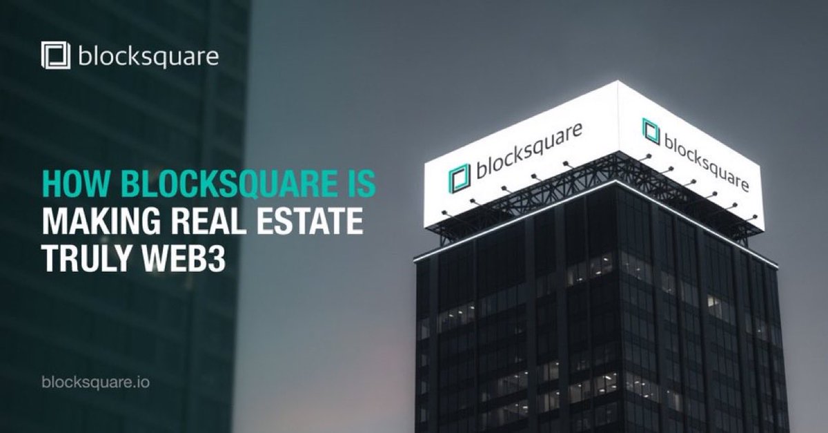 Real estate meets Web3 for real. 🏗️

<a href="/blocksquare_io/">Blocksquare</a> is tokenizing live properties on-chain, making access easier, faster, and fairer.

In their latest talk with <a href="/0xMellonCollie/">kitscho.eth</a>, they unpack how it all works, from fiat onramps to account abstraction.

👉 blog.blocksquare.io/article/how-