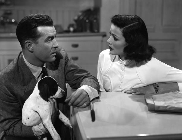 Movie. CLOSE TO MY HEART, USA, 1951, Director: William Keighley, Starring: RAY MILLAND, GENE TIERNEY, Keyword: Dog. ♥️