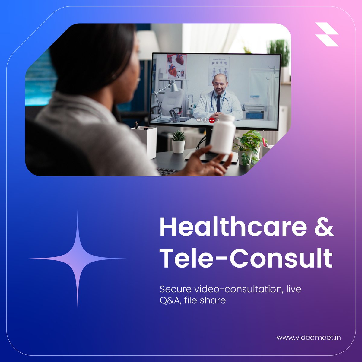 VideoMeet - HD Audio Video Conference tweet media