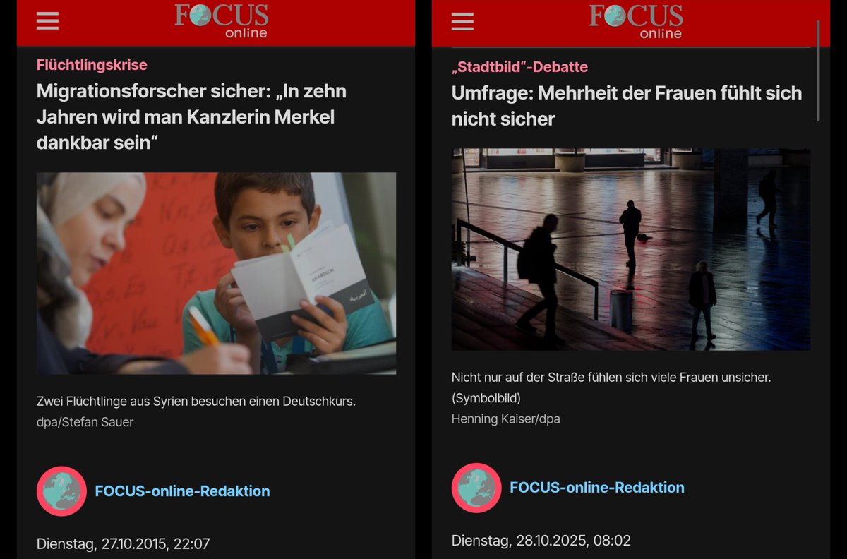 Da muss man Merkel 10 Jahre später mal wirklich große Dankbarkeit ausdrücken.