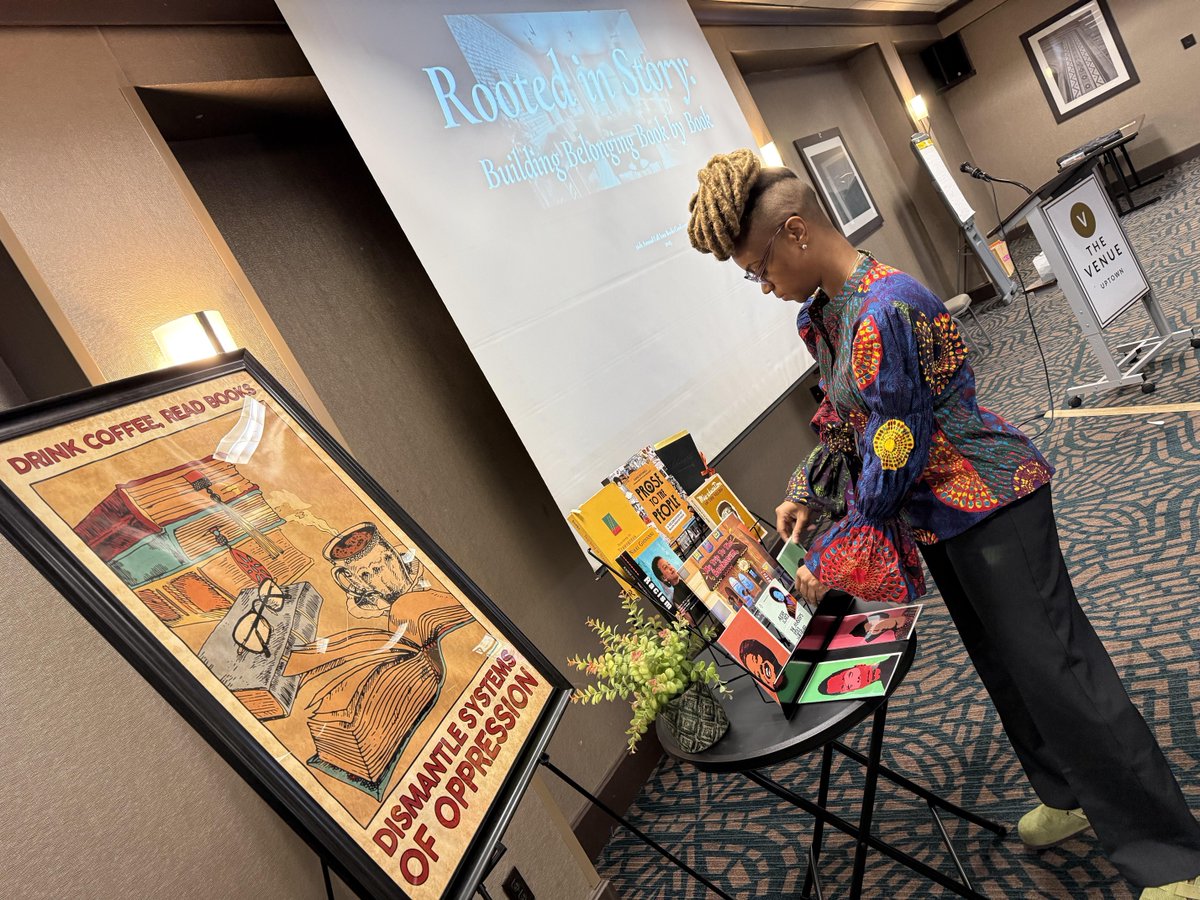 On Oct 23, Yaa Yaa Whaley-Williams, Supervisor of Instructional Services <a href="/UlsterBOCES/">Ulster BOCES</a>, delivered the keynote “Rooted in Story: Building Belonging, Book by Book” at the 26th Fall Into Books Conference—sharing how stories shape lives &amp; build community. #FallIntoBooks #EdLeaders