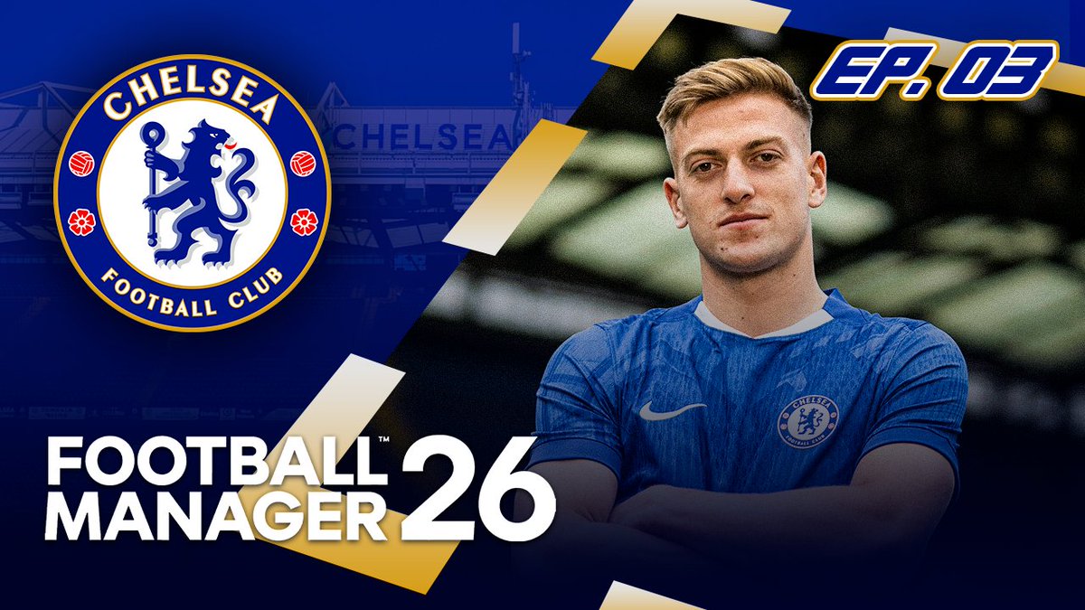 NEW FOOTBALL MANAGER VIDEO!!

We're finding our feet at Chelsea and Liam Delap + Cole Palmer are carrying me!

youtu.be/H7i2487JJA0