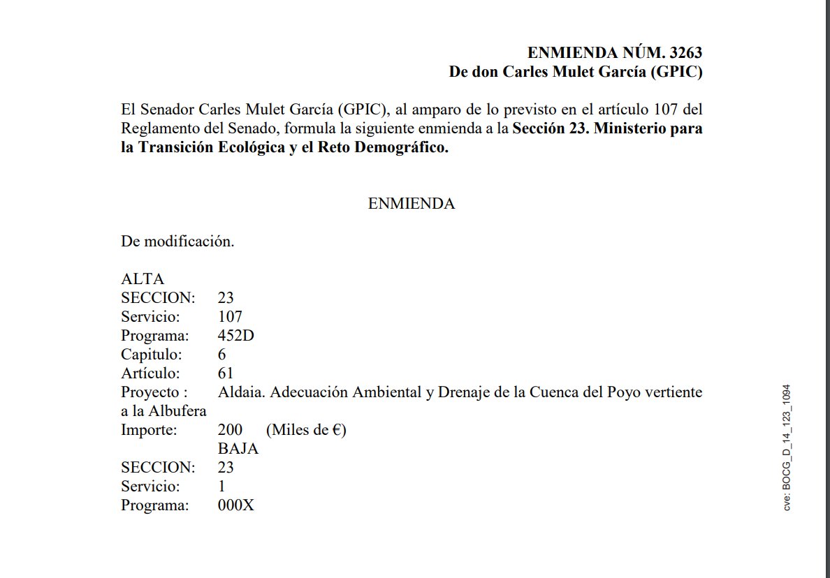 <a href="/NNGG_CV/">NNGG C. Valenciana</a> En 2020 <a href="/compromis/">Compromís</a>  solicitó la adecuación de la rambla del Poyo: PP, PSOE, PNV y Vox se opusieron

La realidad es que estabais litigando con el supremo para construir ahí 

levante-emv.com/comunitat-vale…