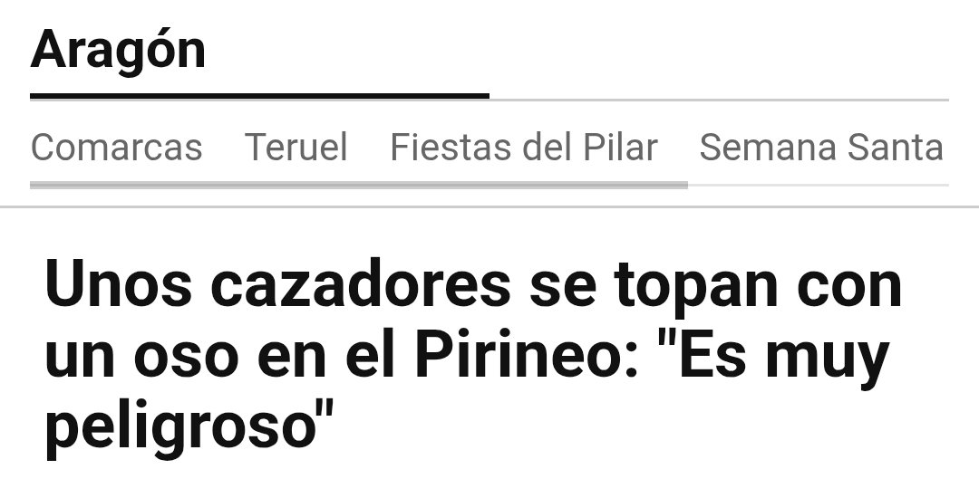 Los peligrosos sois los cazadores que metéis las armas en las casas. Y sois violentos, claro.