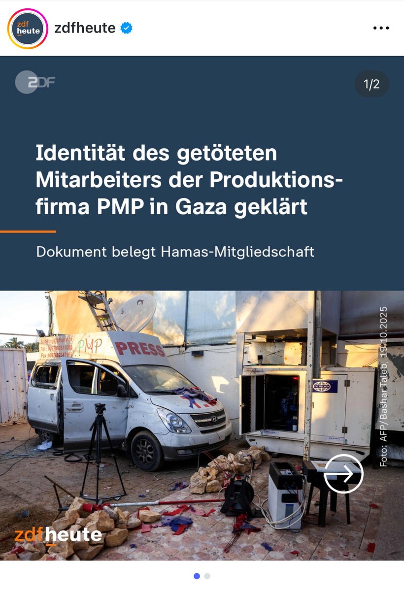Wir sind zutiefst schockiert über die Akzeptanz des ZDF <a href="/ZDFheute/">ZDFheute</a> gegenüber der israelischen Rechtfertigung für die Tötung seines eigenen Medienpartners in Gaza – unter dem Vorwand, dieser sei Mitglied der Hamas gewesen.

Durch die Wiederholung dieser unbestätigten Behauptung hat