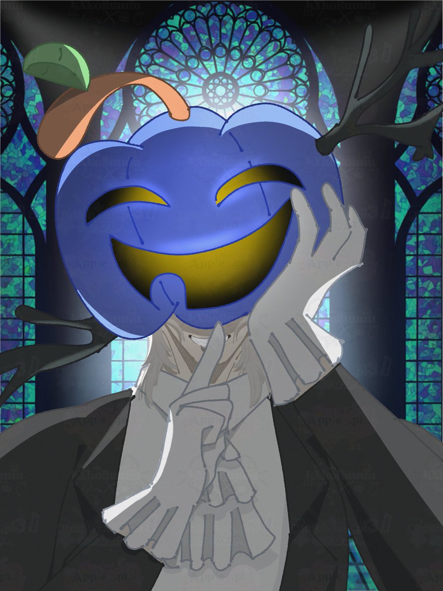 KXkoRuuuu's tweet image. Idk why ts pops up on my head when drawing..
.
(Yes. Idk why I drew his horn that way.)
.
#RobloxMasquerade #Roblox #Fanart #Forsaken #Dusekkar #TwoTime #Halloween2025 #Art 
User: AnF_Lily ⬅️