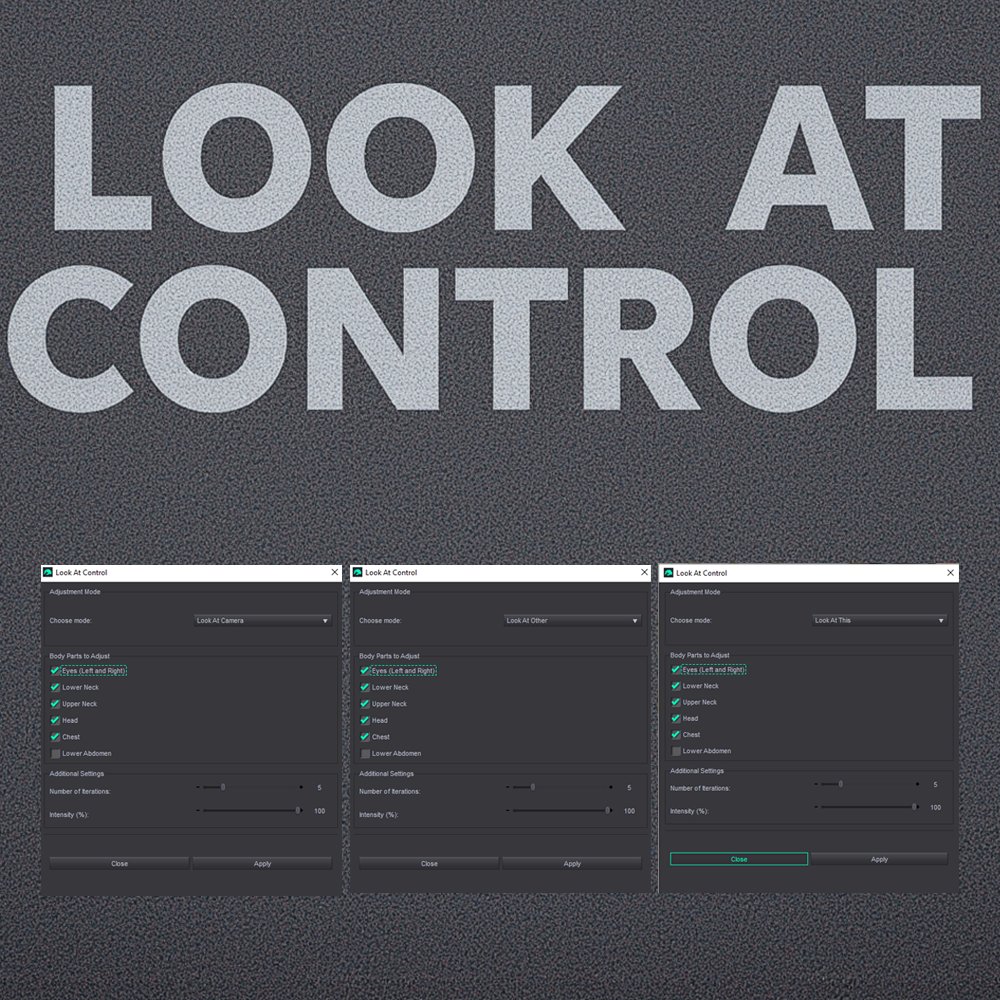 Ah, yeah, pose scripts crapping out in DAZ 6/2025? Totally happened to me too, super frustrating when you're mid-flow and everything just glitches. So I whipped up this "Look at Control" thing: precise control over gazes and poses, works like a charm in DAZ 6/2025. Dropped it on