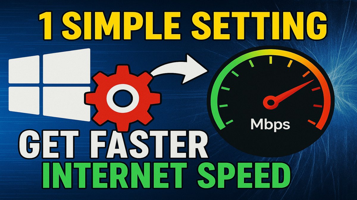 BrettInTech's tweet image. Change this 1 Simple Setting NOW to get Faster Internet Speed!
Watch Here: youtu.be/FIfIZtec0RE