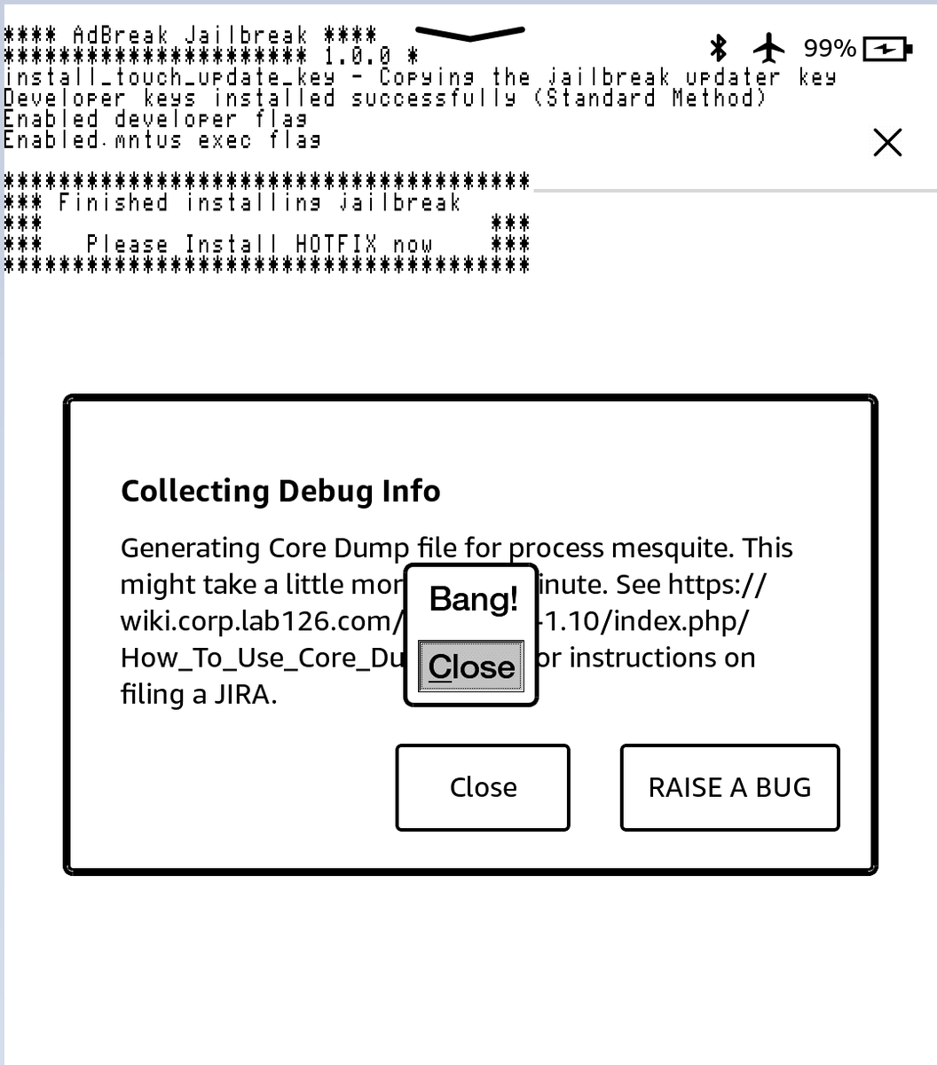 RoniBandini's tweet photo. Para meter chatGPT en el Kindle es necesario

✅Kindle Paperwhite (con ads)
✅Cable USB 
✅API Key de OpenAI

El primer paso - el más tedioso - es el jailbreaking. Hay que usar AdBreak, airplane mode, view all ads, bajar el .assets folder, patchear, subir y mirar un aviso hasta el Bang. 

Sigue...🔽