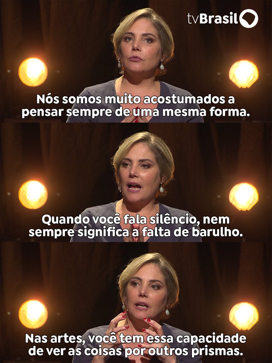 TVBrasil's tweet image. #AcervoEBC 📁 | Saber valorizar e entender o silêncio é algo fundamental na vida e na arte, é o que acredita a atriz Heloísa Perissé. Entrevistada por jovens atores no programa #Atos, em 2018, ela entregou dicas de atuação e foi homenageada.

Assista: youtu.be/O02ltOb6oEk