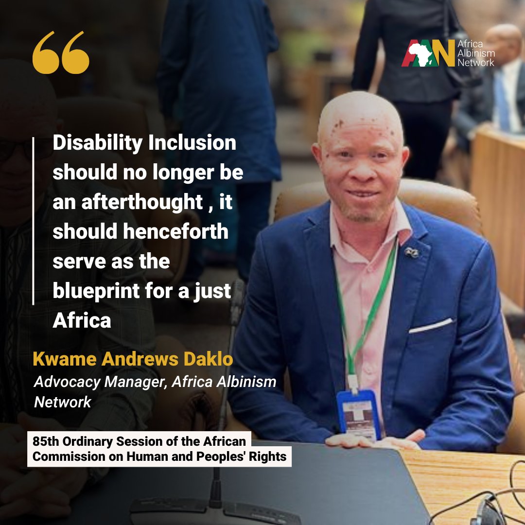 Africa Albinism Network tweet media