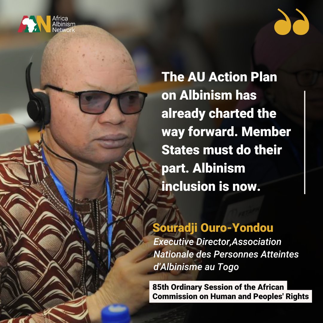 Africa Albinism Network tweet media
