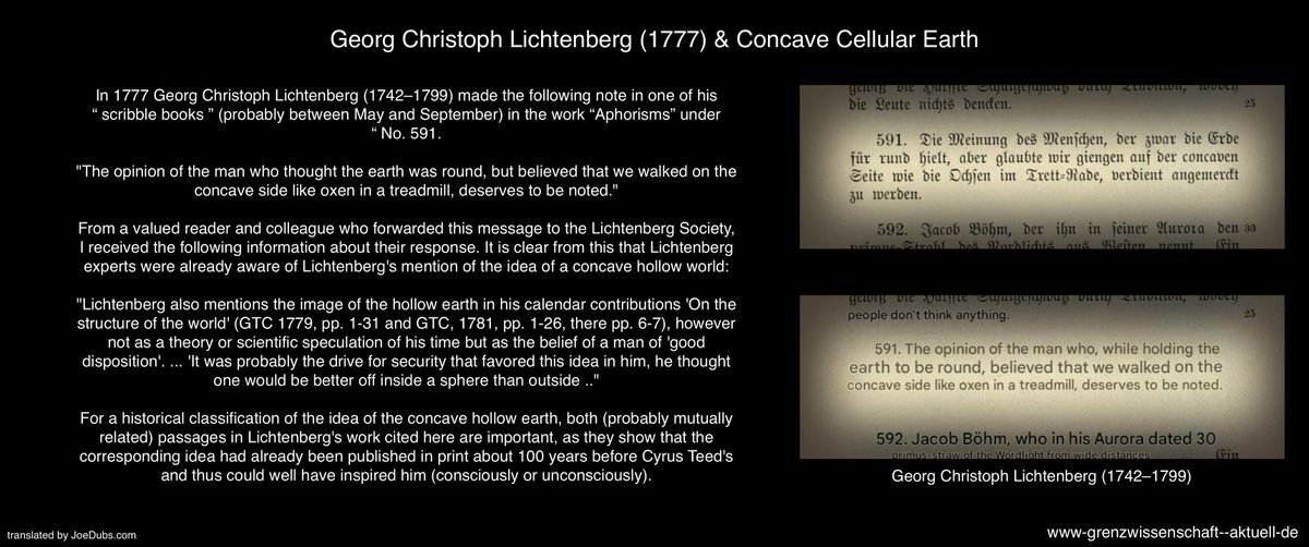 Concave Earth thoughts 1777